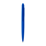 Stylo en plastique recyclé au design minimaliste, encre bleue couleur bleu roi