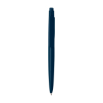 Stylo en plastique recyclé au design minimaliste, encre bleue couleur bleu marine
