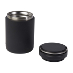 Boîte repas isotherme en acier inoxydable recyclé 500 ml couleur noir deuxième vue