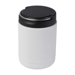 Boîte repas isotherme en acier inoxydable recyclé 500 ml couleur blanc