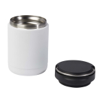 Boîte repas isotherme en acier inoxydable recyclé 500 ml couleur blanc deuxième vue