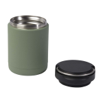 Boîte repas isotherme en acier inoxydable recyclé 500 ml couleur vert pastel deuxième vue