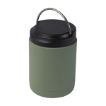 Boîte repas isotherme en acier inoxydable recyclé 500 ml couleur vert pastel quatrième vue