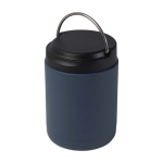 Boîte repas isotherme en acier inoxydable recyclé 500 ml couleur bleu pétrole quatrième vue