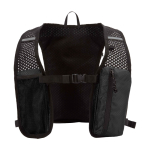 Gilet d’hydratation pour running, imperméable et réfléchissant couleur noir deuxième vue frontale