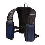 Gilet d’hydratation pour running, imperméable et réfléchissant couleur bleu marine