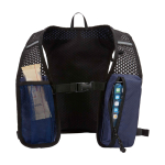 Gilet d’hydratation pour running, imperméable et réfléchissant couleur bleu marine deuxième vue