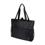 Sac de yoga en tissu ripstop recyclé et imperméable 18 L couleur noir