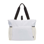 Sac de yoga en tissu ripstop recyclé et imperméable 18 L couleur sable deuxième vue frontale