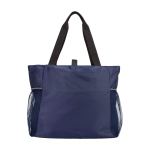 Sac de yoga en tissu ripstop recyclé et imperméable 18 L couleur bleu marine deuxième vue arrière