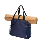 Sac de yoga en tissu ripstop recyclé et imperméable 18 L couleur bleu marine deuxième vue