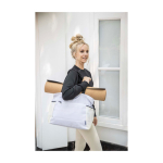 Sac de yoga en tissu ripstop recyclé et imperméable 18 L couleur bleu marine image nature morte