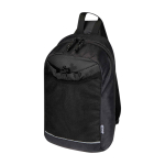 Sac bandoulière d’hydratation en tissu recyclé imperméable 6 L couleur noir