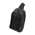 Sac bandoulière d’hydratation en tissu recyclé imperméable 6 L couleur noir troisième vue