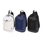 Sac bandoulière d’hydratation en tissu recyclé imperméable 6 L couleur sable deuxième vue en couleurs