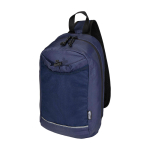 Sac bandoulière d’hydratation en tissu recyclé imperméable 6 L couleur bleu marine