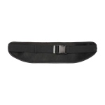 Ceinture de running avec plusieurs poches et éléments réfléchissants couleur noir deuxième vue arrière
