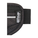 Ceinture de running avec plusieurs poches et éléments réfléchissants couleur noir vue détail 1