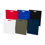 Sac en non-tissé recyclé thermosoudé ultra-résistant 5 L couleur rouge deuxième vue en couleurs