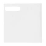 Sac en non-tissé recyclé thermosoudé ultra-résistant 5 L couleur blanc vue détail 1