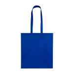 Tote bag en non-tissé recyclé résistant à la déchirure 6 L couleur bleu roi troisième vue frontale