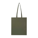 Tote bag en non-tissé recyclé résistant à la déchirure 6 L couleur vert foncé deuxième vue arrière