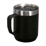 Tasse de camping en acier inoxydable recyclé 236 ml Stanley Everyday couleur noir troisième vue