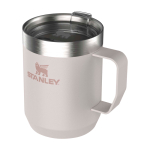 Tasse de camping en acier inoxydable recyclé 236 ml Stanley Everyday couleur rose clair 