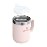Tasse de camping en acier inoxydable recyclé 236 ml Stanley Everyday couleur rose clair  deuxième vue