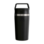 Tasse en acier avec couvercle hermétique 350 ml Stanley Café-To-Go couleur noir deuxième vue frontale