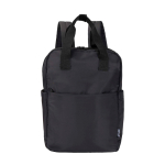 Sac à dos de voyage écologique multiusages pour ordinateur 9 L 14” couleur noir deuxième vue frontale
