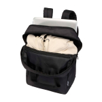 Sac à dos de voyage écologique multiusages pour ordinateur 9 L 14” couleur noir troisième vue