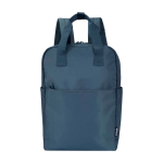 Sac à dos de voyage écologique multiusages pour ordinateur 9 L 14” couleur cyan deuxième vue frontale