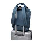 Sac à dos de voyage écologique multiusages pour ordinateur 9 L 14” couleur cyan deuxième vue