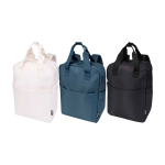 Sac à dos de voyage écologique multiusages pour ordinateur 9 L 14” couleur cyan deuxième vue en couleurs