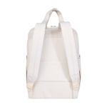 Sac à dos de voyage écologique multiusages pour ordinateur 9 L 14” couleur blanc cassé deuxième vue arrière