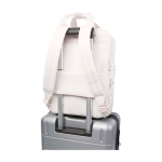 Sac à dos de voyage écologique multiusages pour ordinateur 9 L 14” couleur blanc cassé deuxième vue
