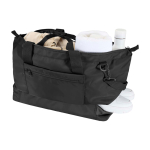 Sac de voyage écologique pour un usage pratique et confortable 42 L couleur noir troisième vue