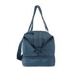 Sac de voyage écologique pour un usage pratique et confortable 42 L couleur cyan vue latérale
