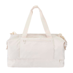 Sac de voyage écologique pour un usage pratique et confortable 42 L couleur blanc cassé deuxième vue frontale