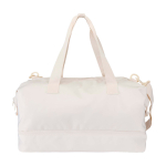 Sac de voyage écologique pour un usage pratique et confortable 42 L couleur blanc cassé deuxième vue arrière