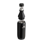 Gourde en inox recyclé à double ouverture 350 ml Stanley All Day Slim couleur noir deuxième vue