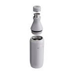 Gourde en inox recyclé à double ouverture 350 ml Stanley All Day Slim couleur gris deuxième vue