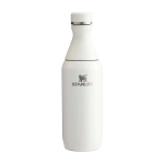 Gourde en inox recyclé à double ouverture 350 ml Stanley All Day Slim couleur beige