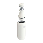 Gourde en inox recyclé à double ouverture 350 ml Stanley All Day Slim couleur beige deuxième vue