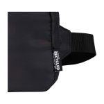 Sac bandoulière de voyage en polyester recyclé avec compartiment 1 L couleur noir vue détail 1
