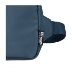 Sac bandoulière de voyage en polyester recyclé avec compartiment 1 L couleur cyan vue détail 1
