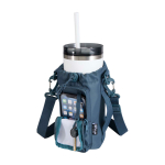 Sac de voyage pour bouteilles en matériaux écologiques 2 L couleur cyan