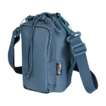 Sac de voyage pour bouteilles en matériaux écologiques 2 L couleur cyan deuxième vue