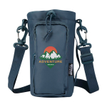 Sac de voyage pour bouteilles en matériaux écologiques 2 L couleur cyan